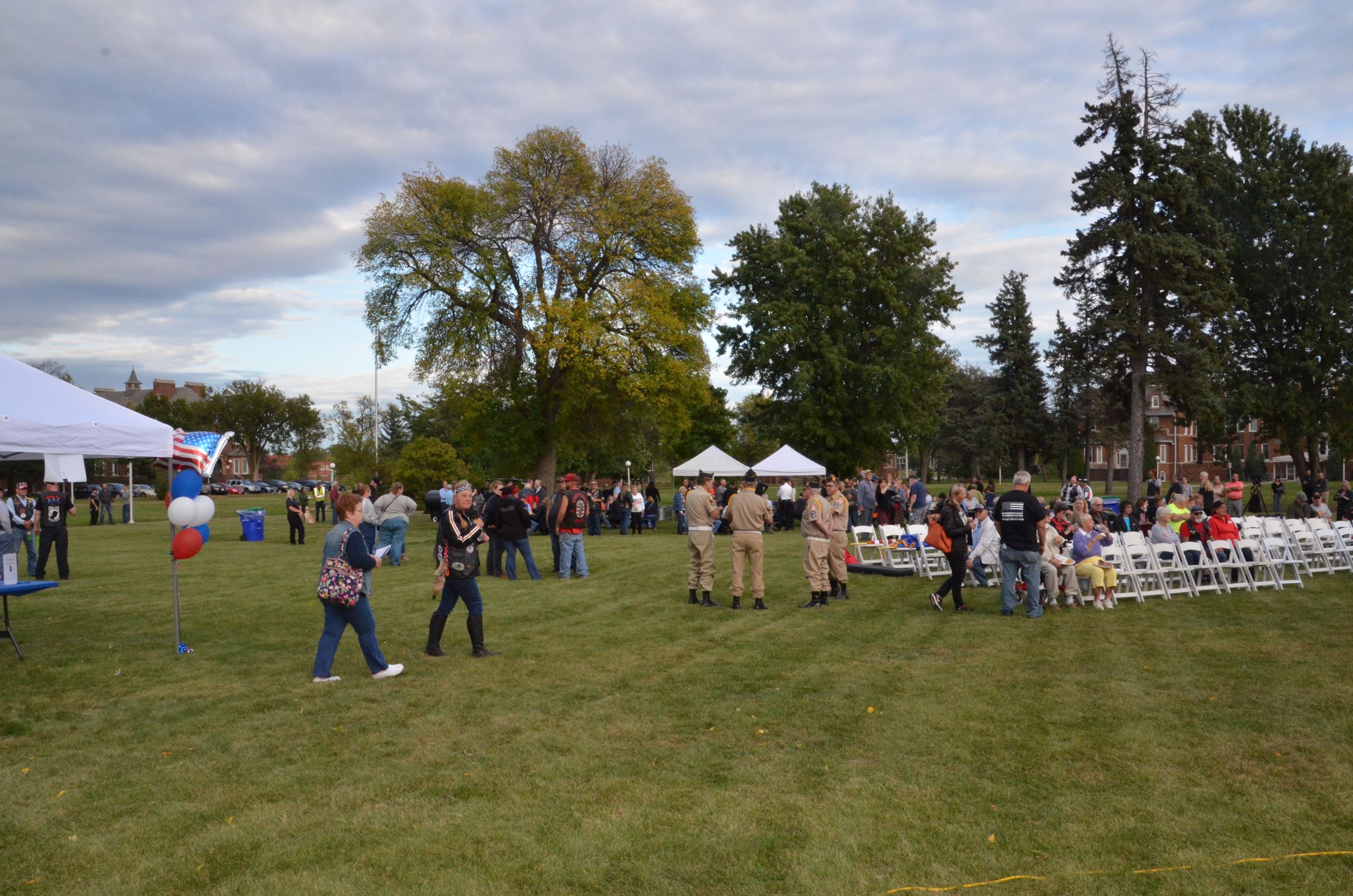 Attendees of the event
