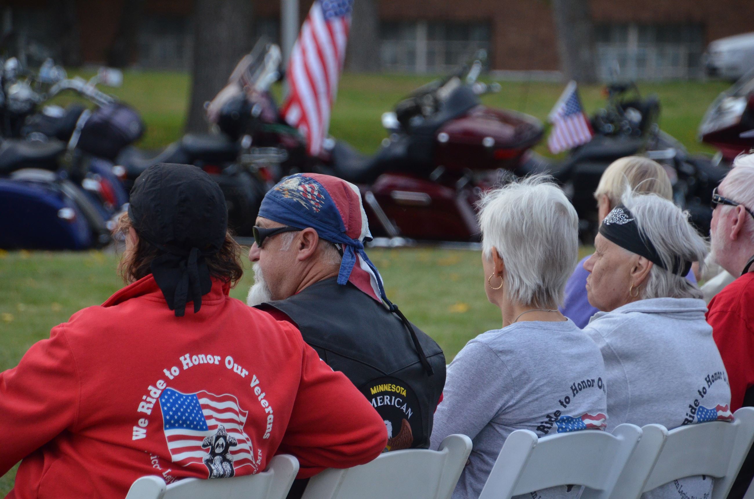 Seated attendees of the event