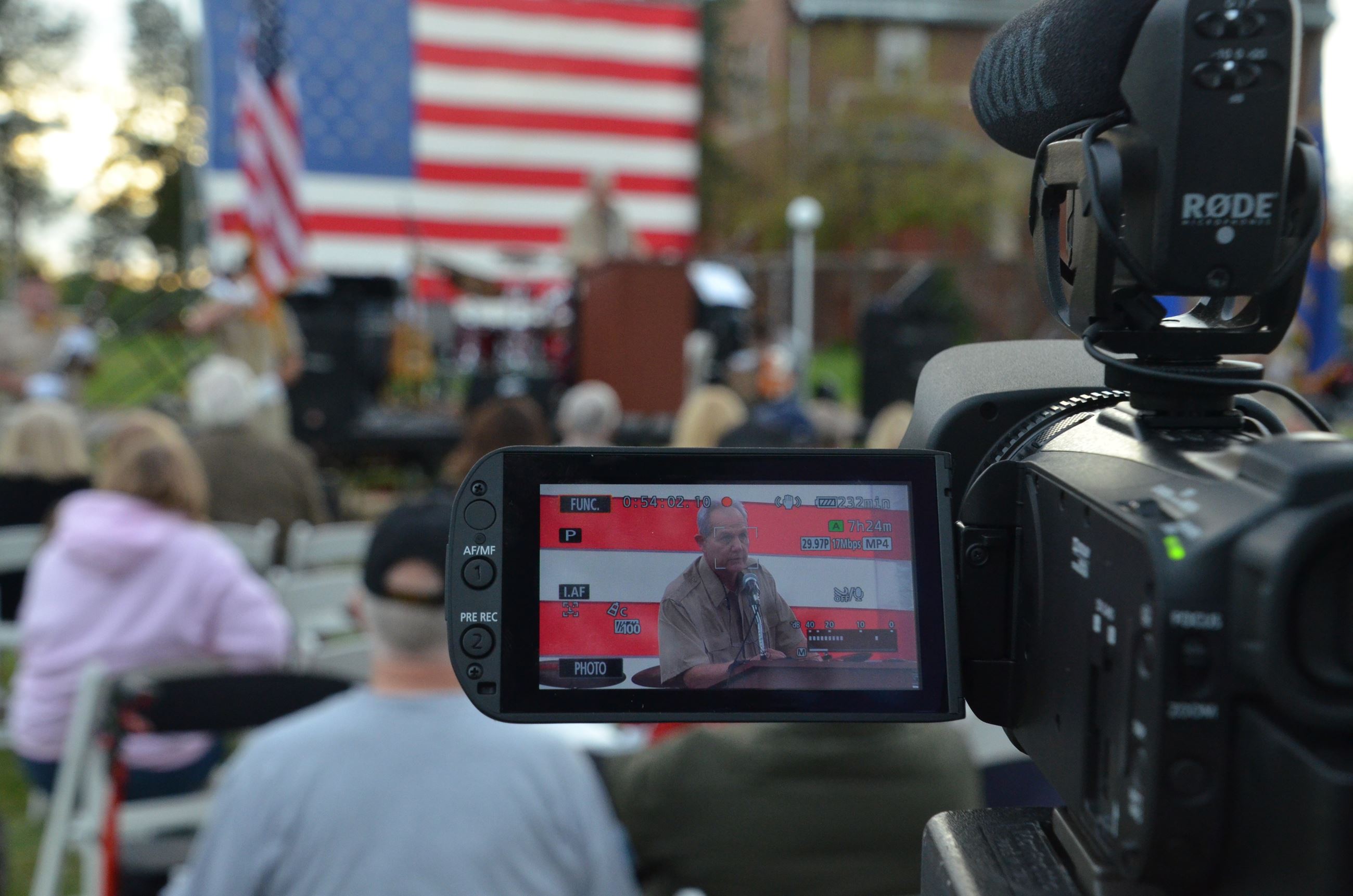 The event was recorded