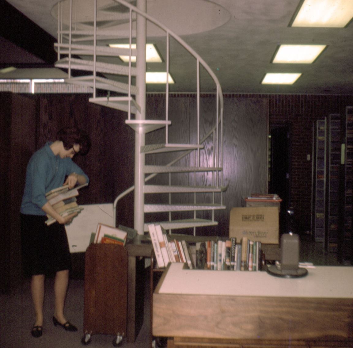 Front Desk, Northtown Library, Blaine, June 5, 1966