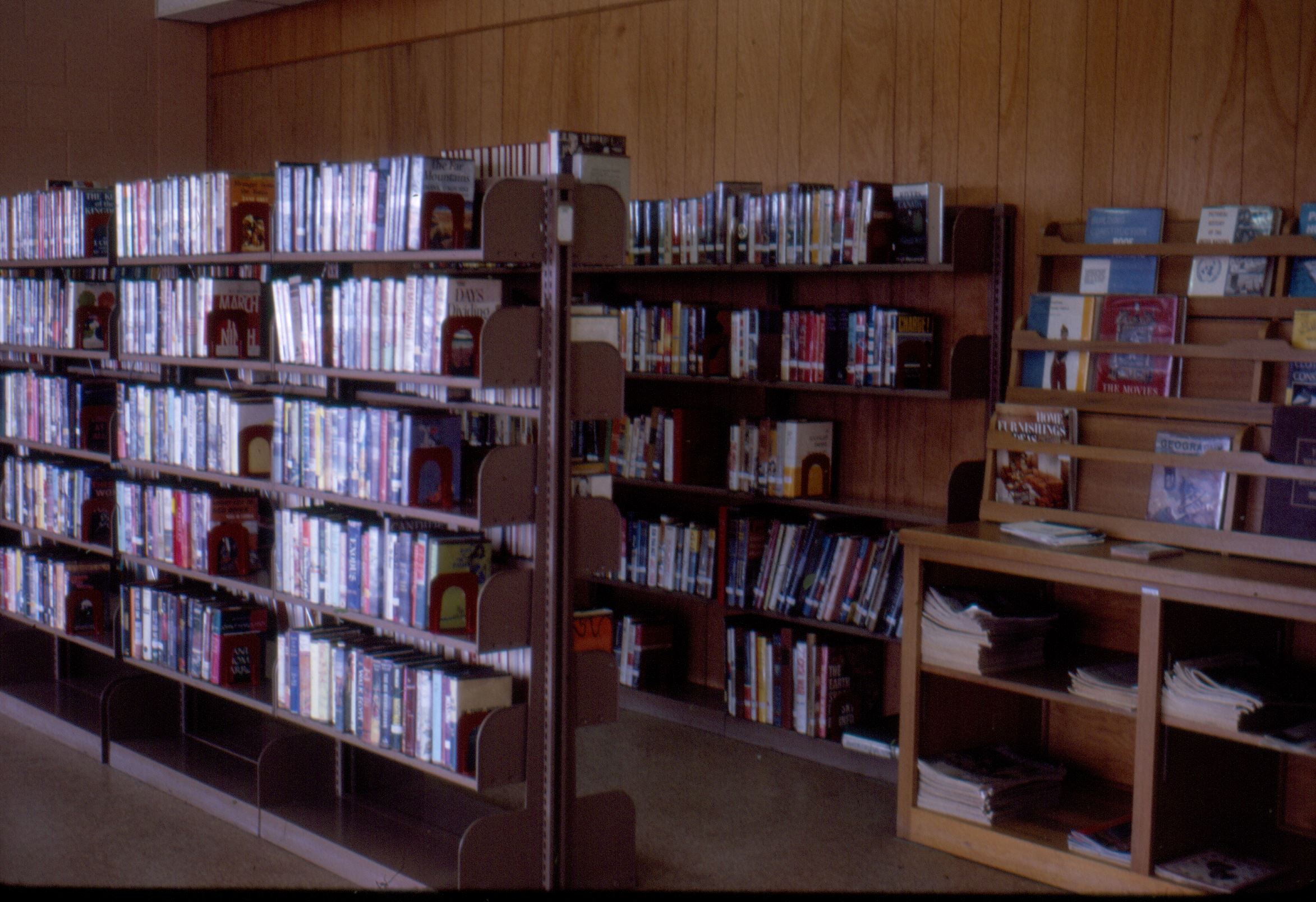 Stacks of Books at the Crooked Lake Library, May 1963