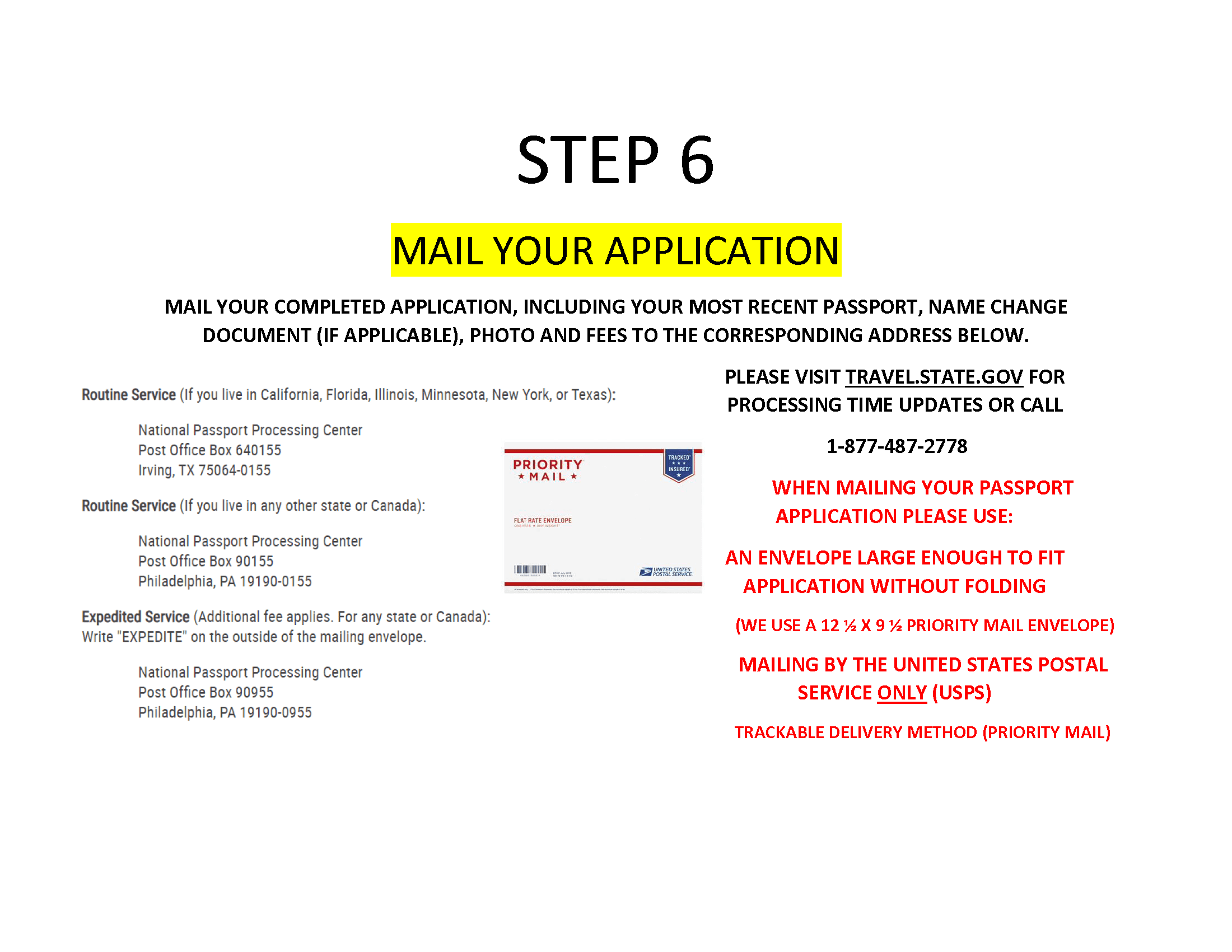WORD STEP 6  - all services available