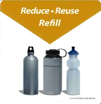 Reduce Reuse Refill 5 x 5